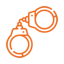 handcuffs icon.